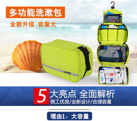 旅行洗漱包产品详情页设计