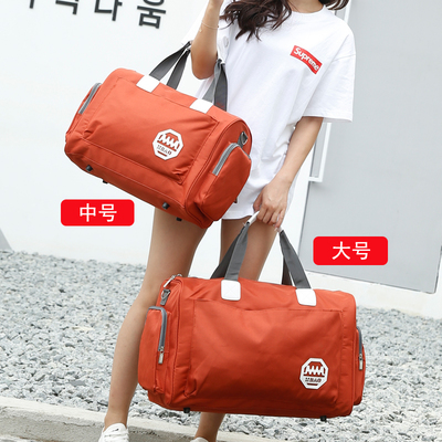 旅行袋单肩旅行包女短途防水手提包衣服行李包旅游包男行李袋学生