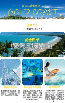 澳大利亚黄金海岸3日跟团游(4钻)·【全四钻酒店】可安排三人间+机场酒店接送+Q1大厦+海洋世界+可伦宾动物园+翠儿河钓鱼捉蟹+坦柏林国家公园+蓝光萤火虫洞+含门票+B线自选酒店 -【携程旅游】